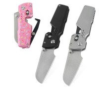 Small Fat 3 colors Aluminum Handle Folding Knife UD408784